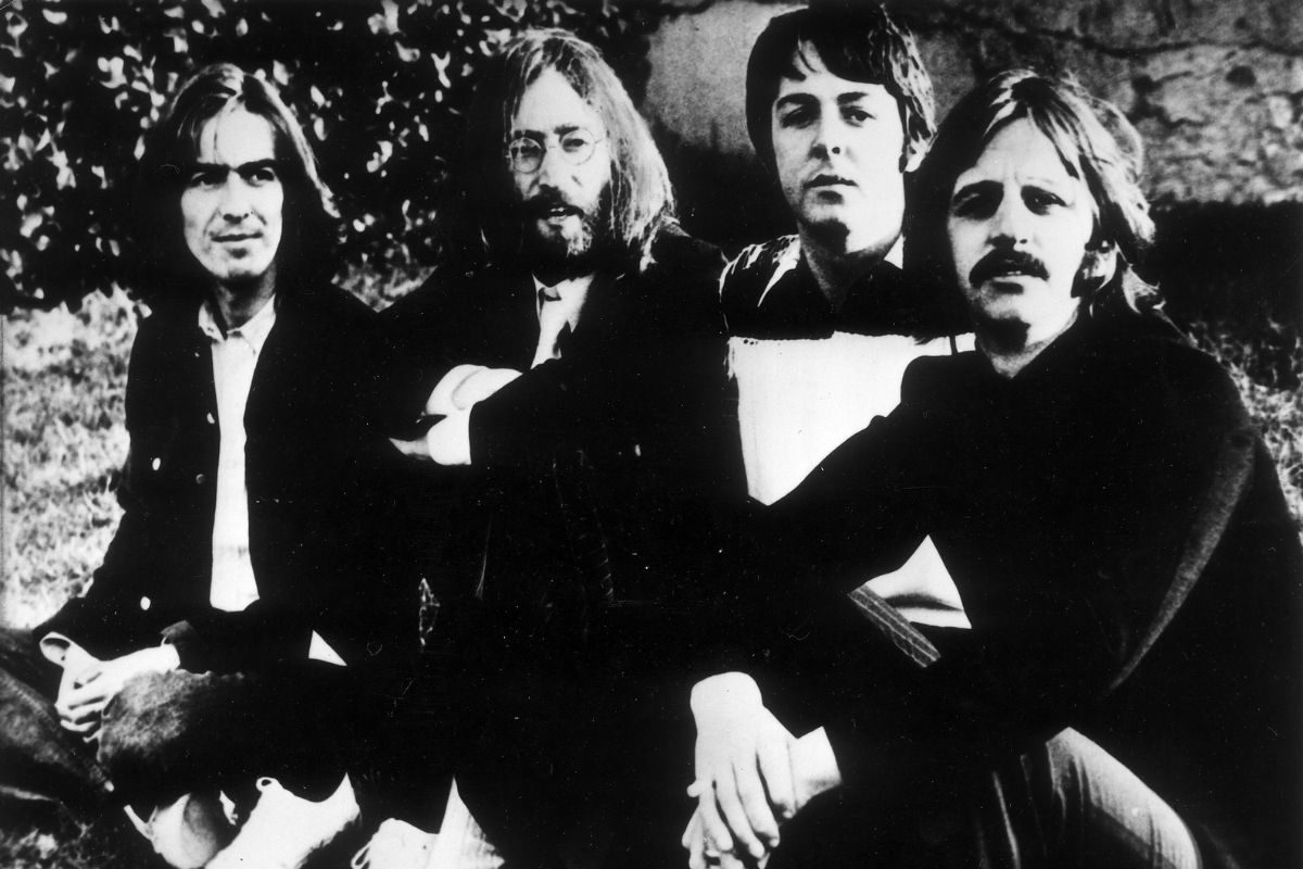 The Beatles, 1970. L-R George Harrison, John Lennon, Paul McCartney, Ringo Starr