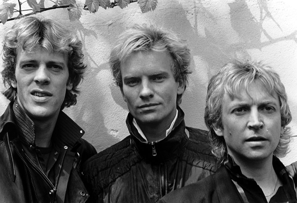 The Police, London, 1982. From left, Stewart Copeland, Sting, Andy Summers