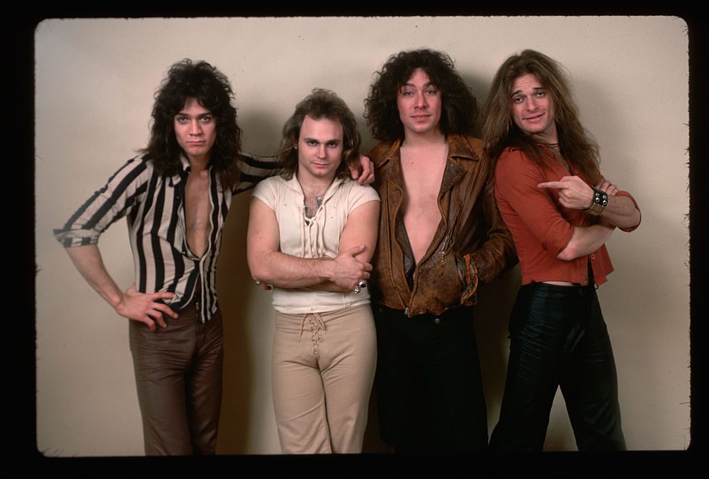 Van Halen, 1978 (left to right) Eddie Van Halen, Michael Anthony, Alex Van Halen and David Lee Roth