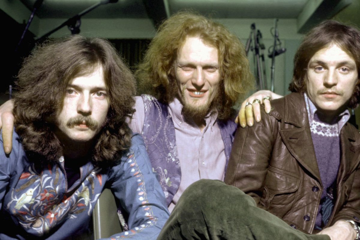 Cream posing for a band portrait, 1968