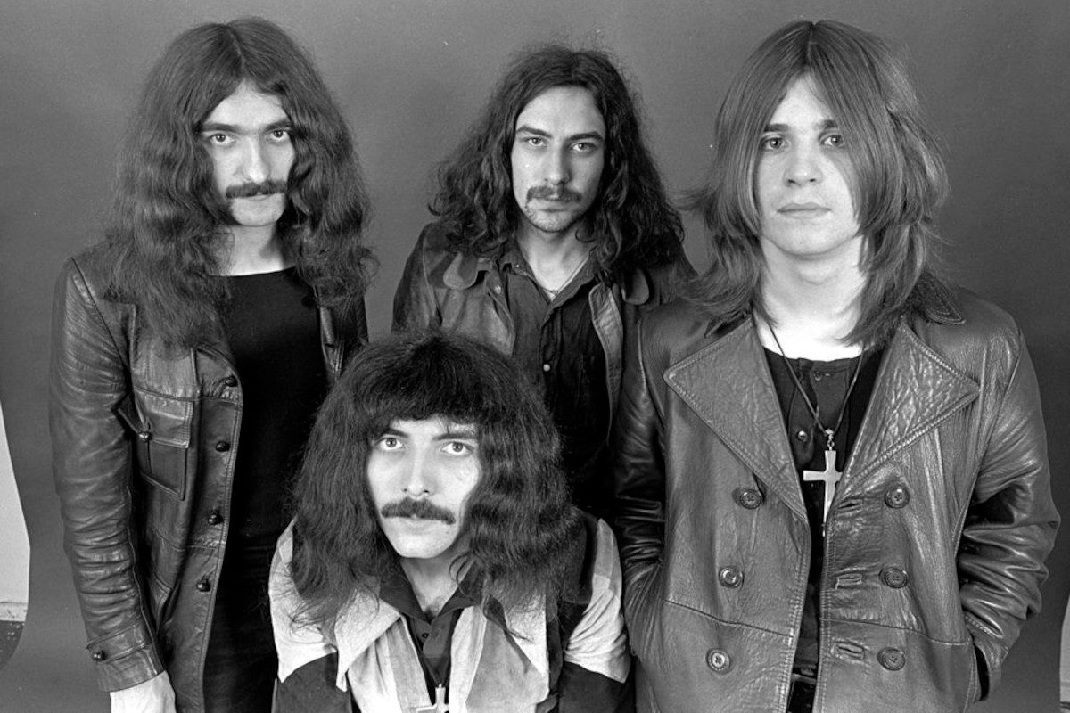 Black Sabbath pose for a portrait, 1970