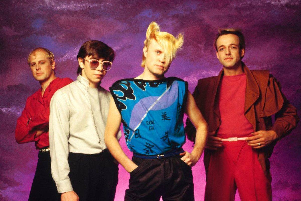 Flock Of Seagulls, posed for a portrait, 1982