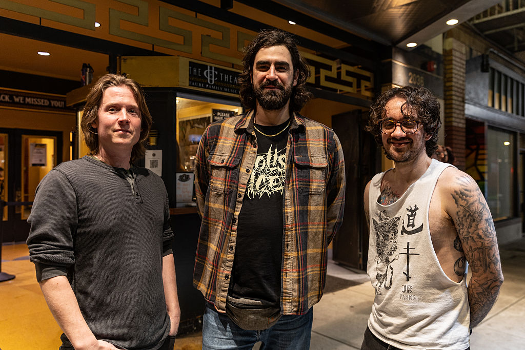 (L-R) Dan Reynolds, Sean McVay and Scott Donaldson of King Buffalo, February 2026