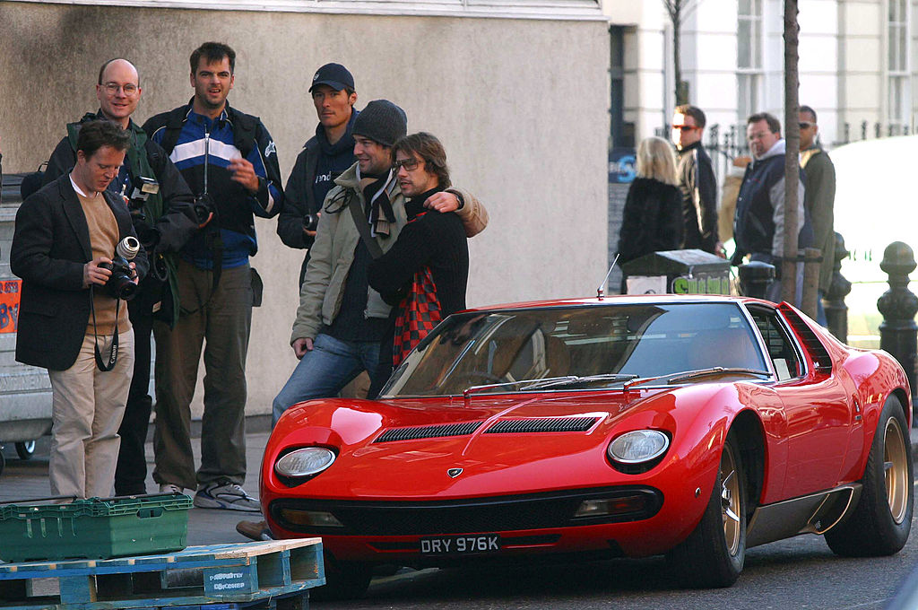 Jay Kay Breaks Down In His Lamborghini Miura In London's Kings Road