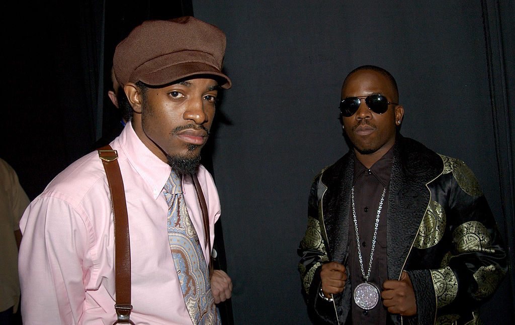 Dre (left) and Big Boi (right) of OutKast, 2003