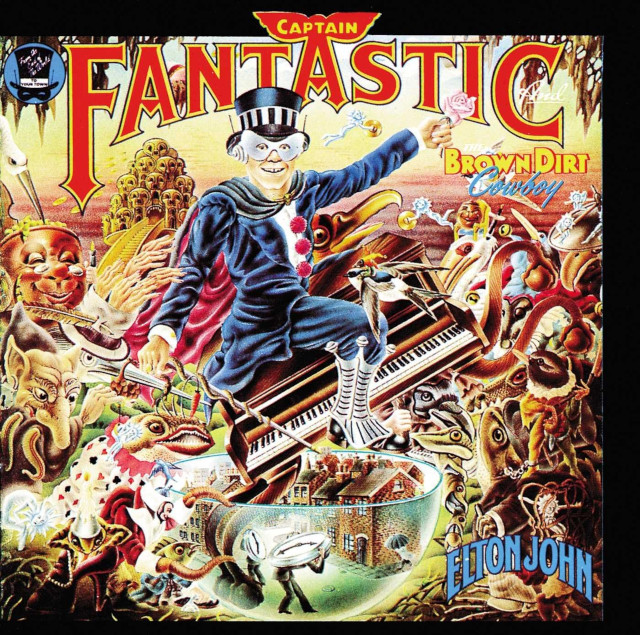 Elton John – Captain Fantastic And The Brown Dirty Cowboy album cover