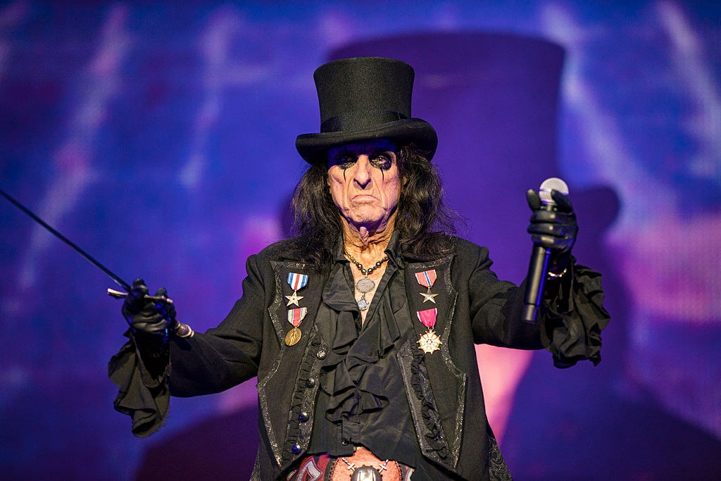 Alice Cooper on stage at North Island Credit Union Amphitheatre, October 18, 2025 in Chula Vista, California