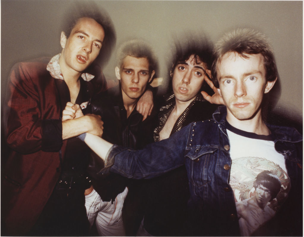 The Clash, New York, September 1978, L-R Joe Strummer, Paul Simonon, Mick Jones, Nicky 'Topper' Headon