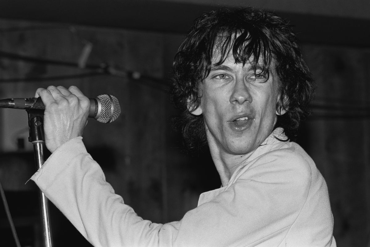 American singer and musician Stiv Bators of punk band Dead Boys on stage at the Horseshoe Tavern, Toronto, Canada, September 1978