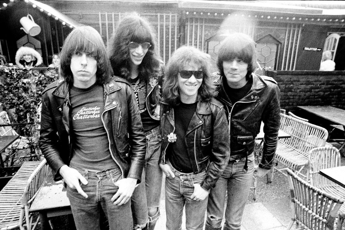 The Ramones, punk band, 1977