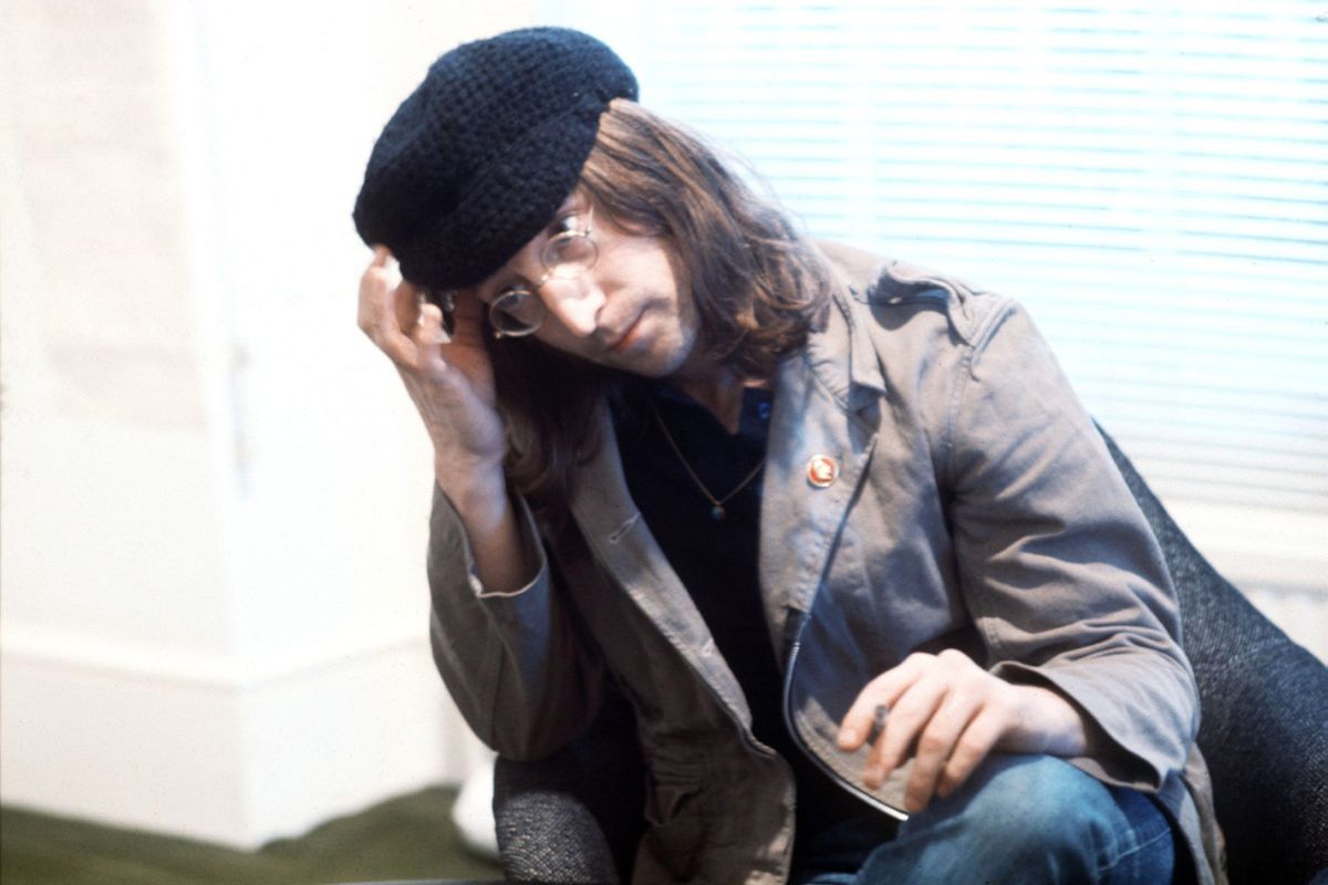 John Lennon of The Beatles. 5th November 1969