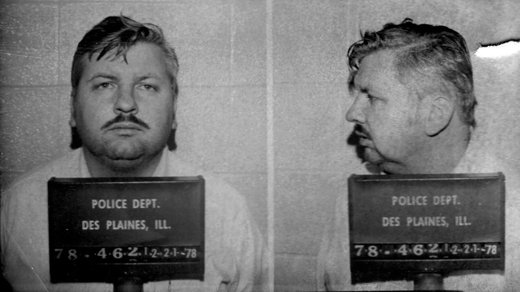 A police booking photo of American serial killer John Wayne Gacy on Dec. 21, 1978