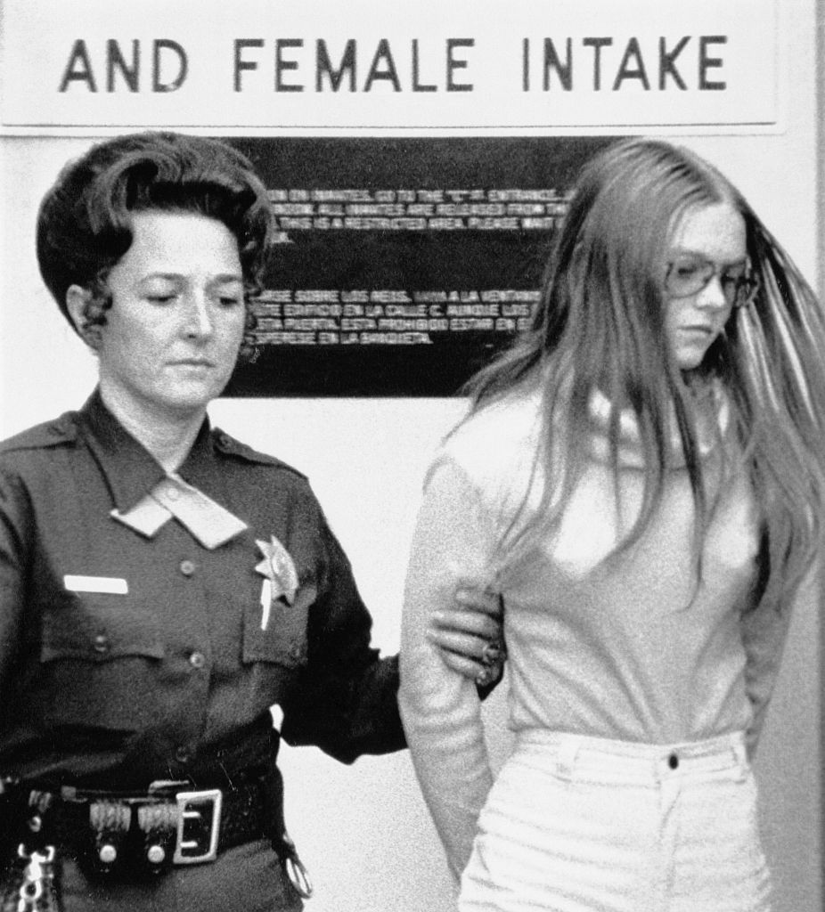 16-year-old Brenda Spencer is led from court, February 27 1979