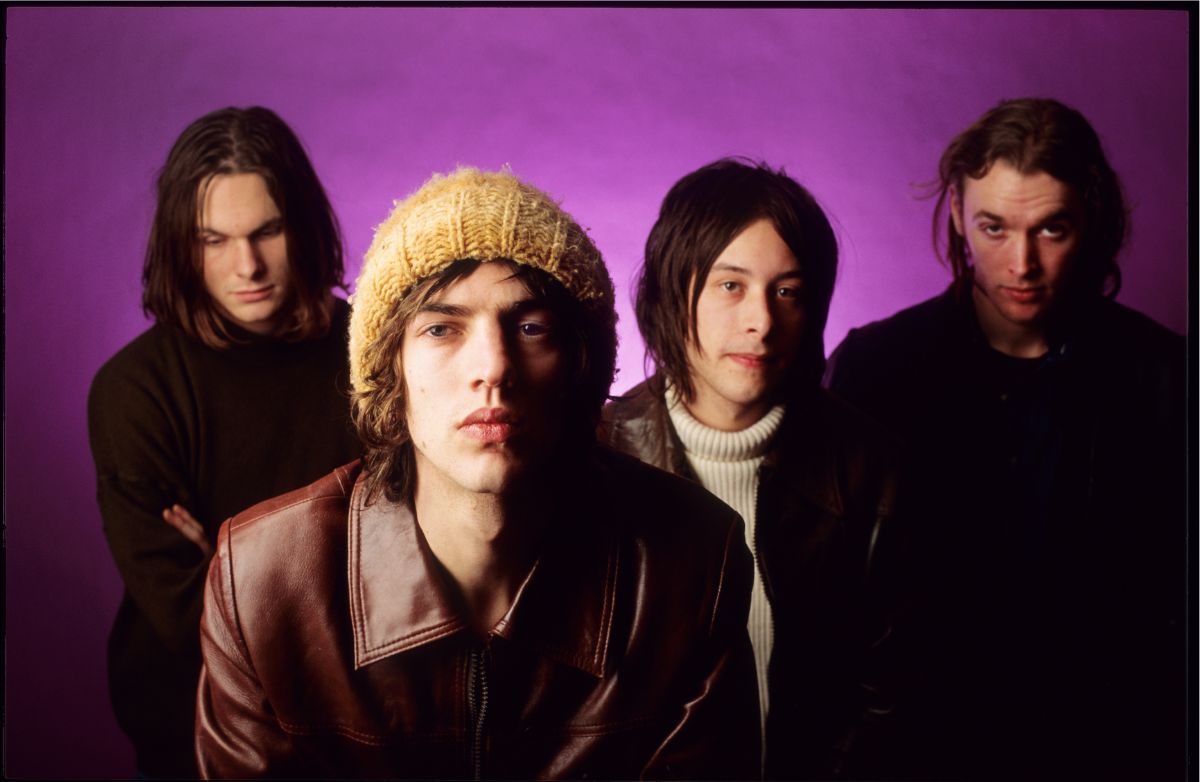 The Verve, 1994. L-R Nick McCabe, Richard Ashcroft, Simon Jones, Pete Salisbury