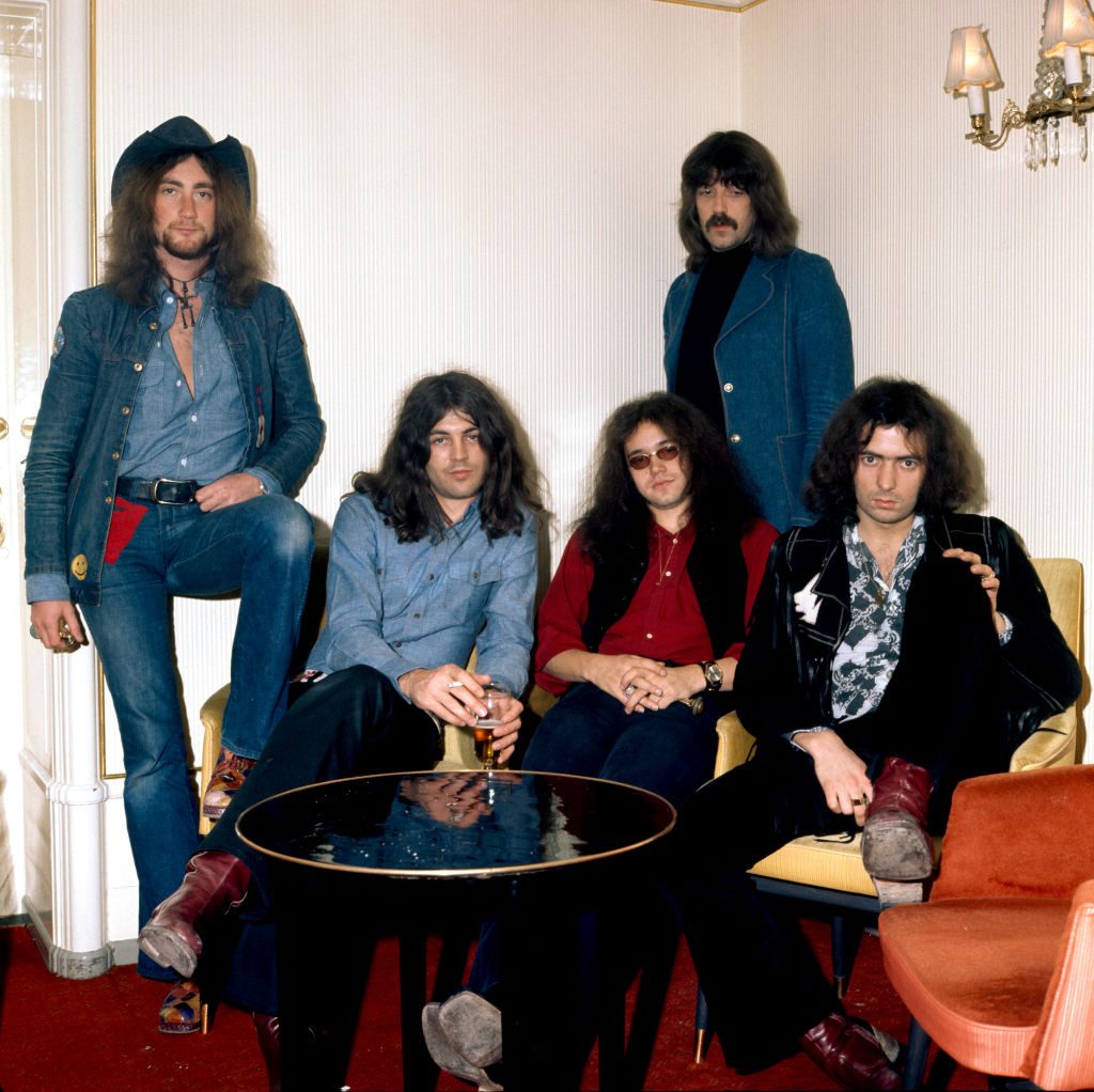 Deep Purple, Copenhagen, 1972. From left, Roger Glover, Ian Gillan, Ian Paice, Jon Lord and Ritchie Blackmore