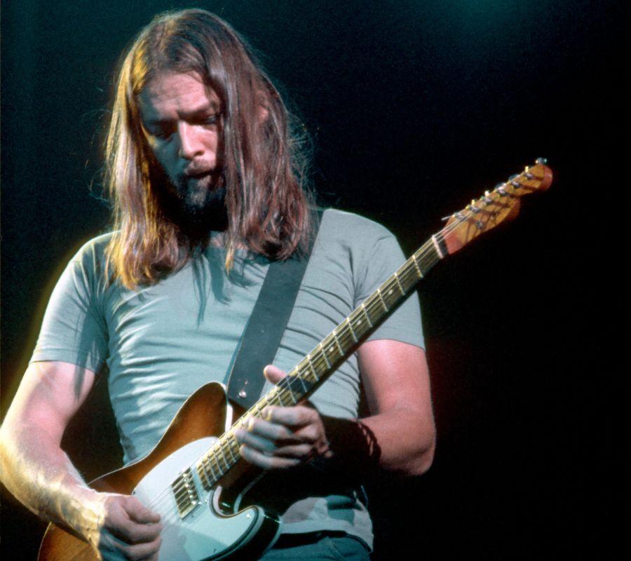 David Gilmour of Pink Floyd, 1975