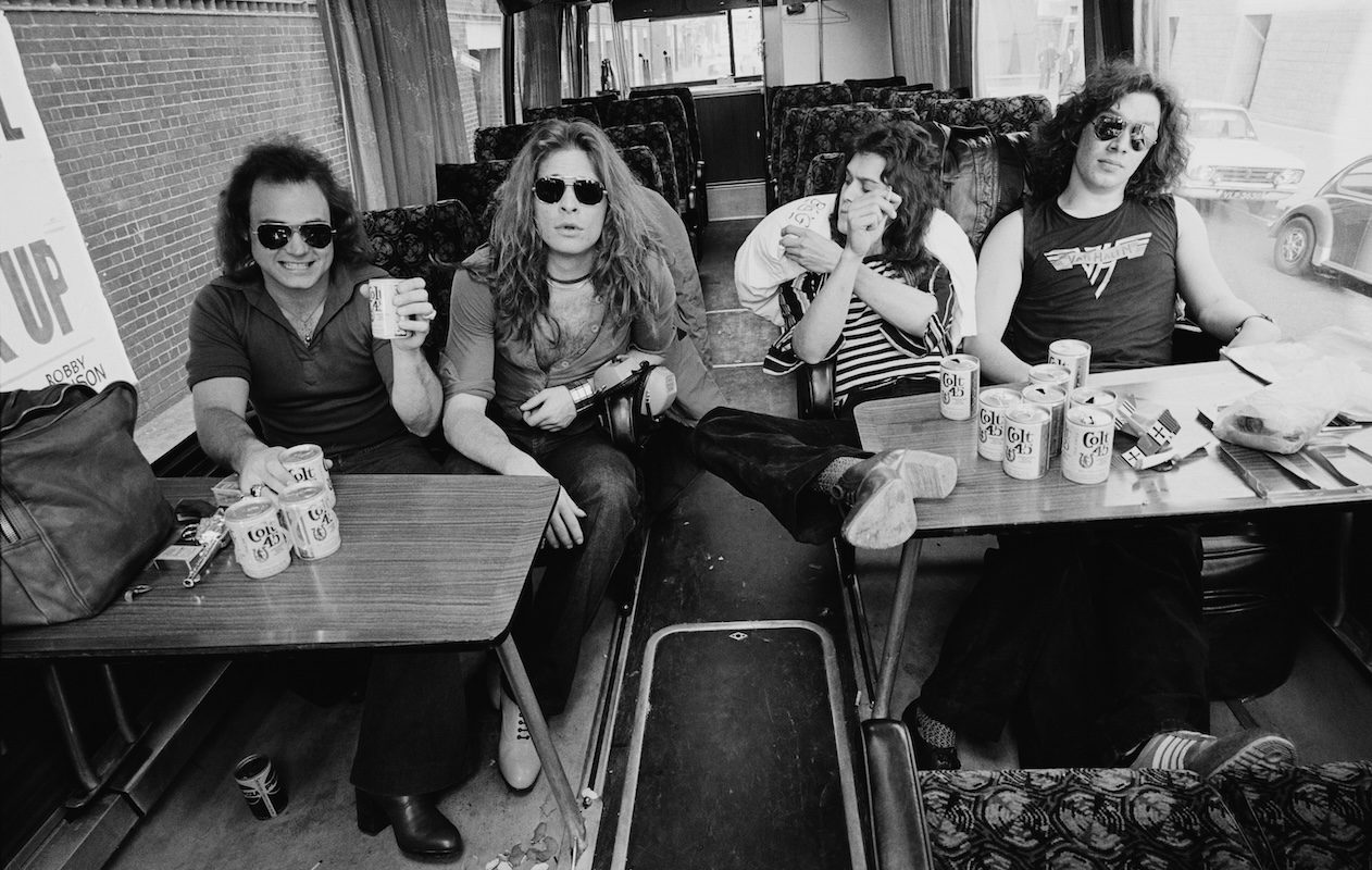 Van Halen, May 1978, just a few months after releasing their debut self-titled album 