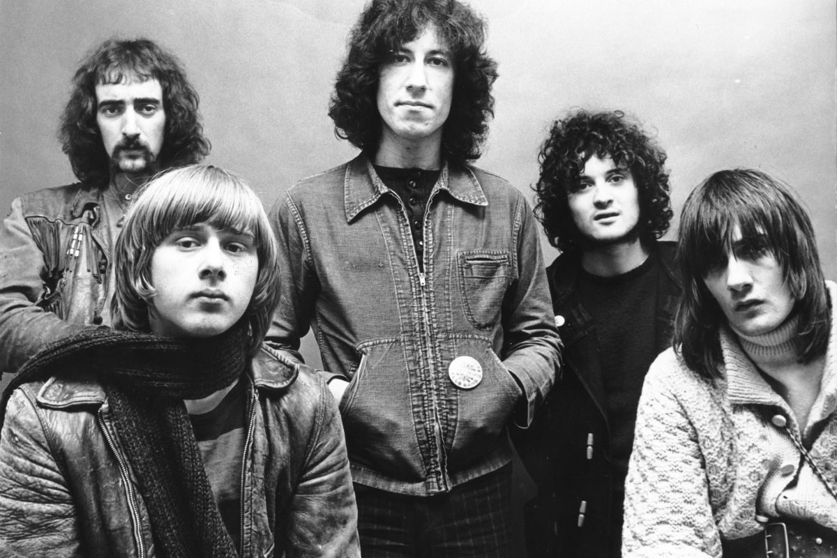 Fleetwood Mac 1969: L-R John McVie, Danny Kirwan, Peter Green, Jeremy Spencer, Mick Fleetwood