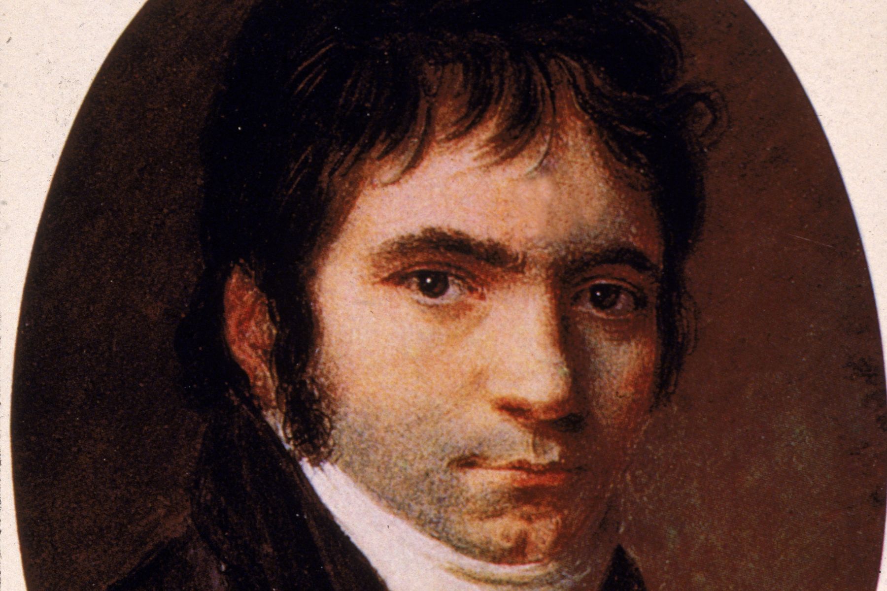 German composer Ludwig van Beethoven as a young man, 1803