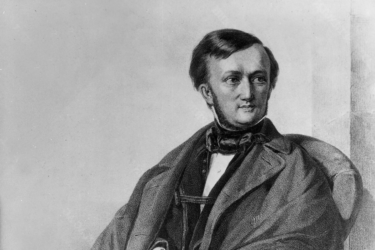 Composer Richard Wagner as a young man