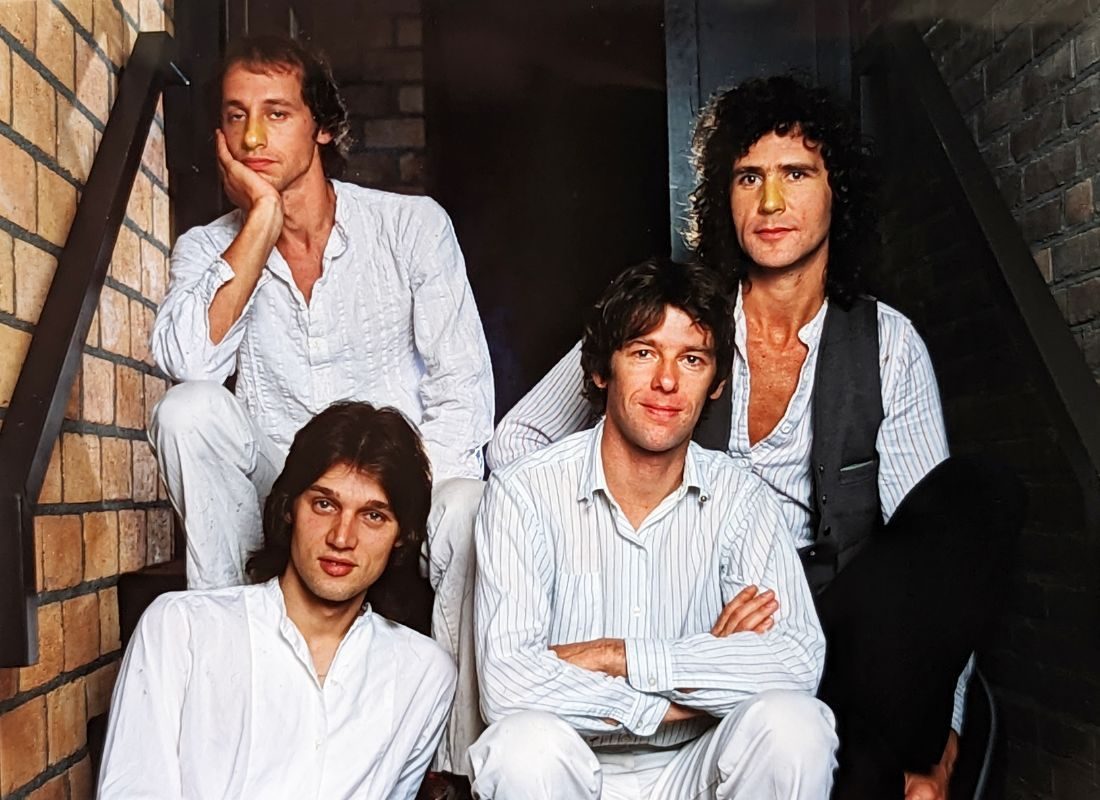 Dire Straits, 1978. Mark Knopfler, David Knopfler, Pick Withers, John Illsley