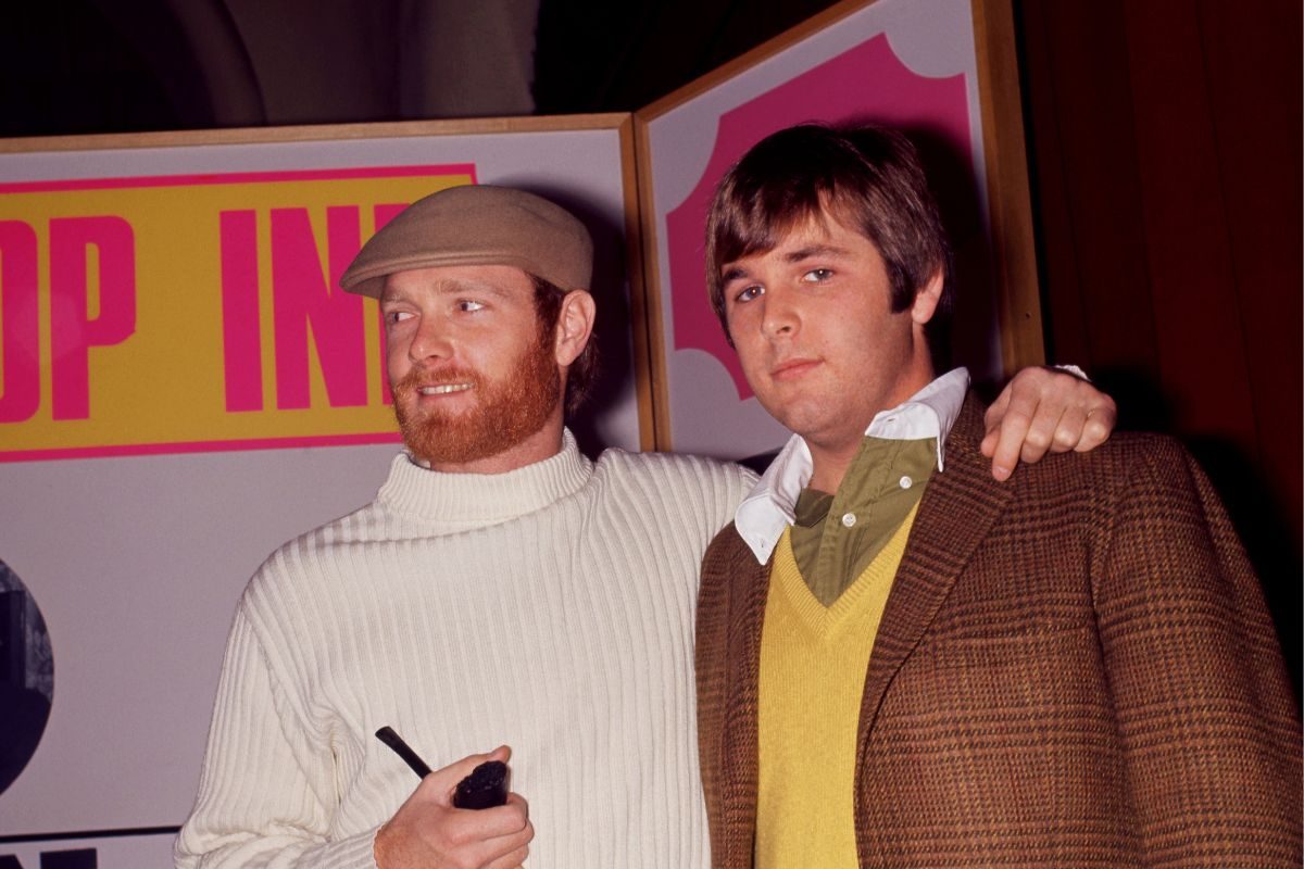 Beach Boys Mike Love and Brian Wilson, 1966