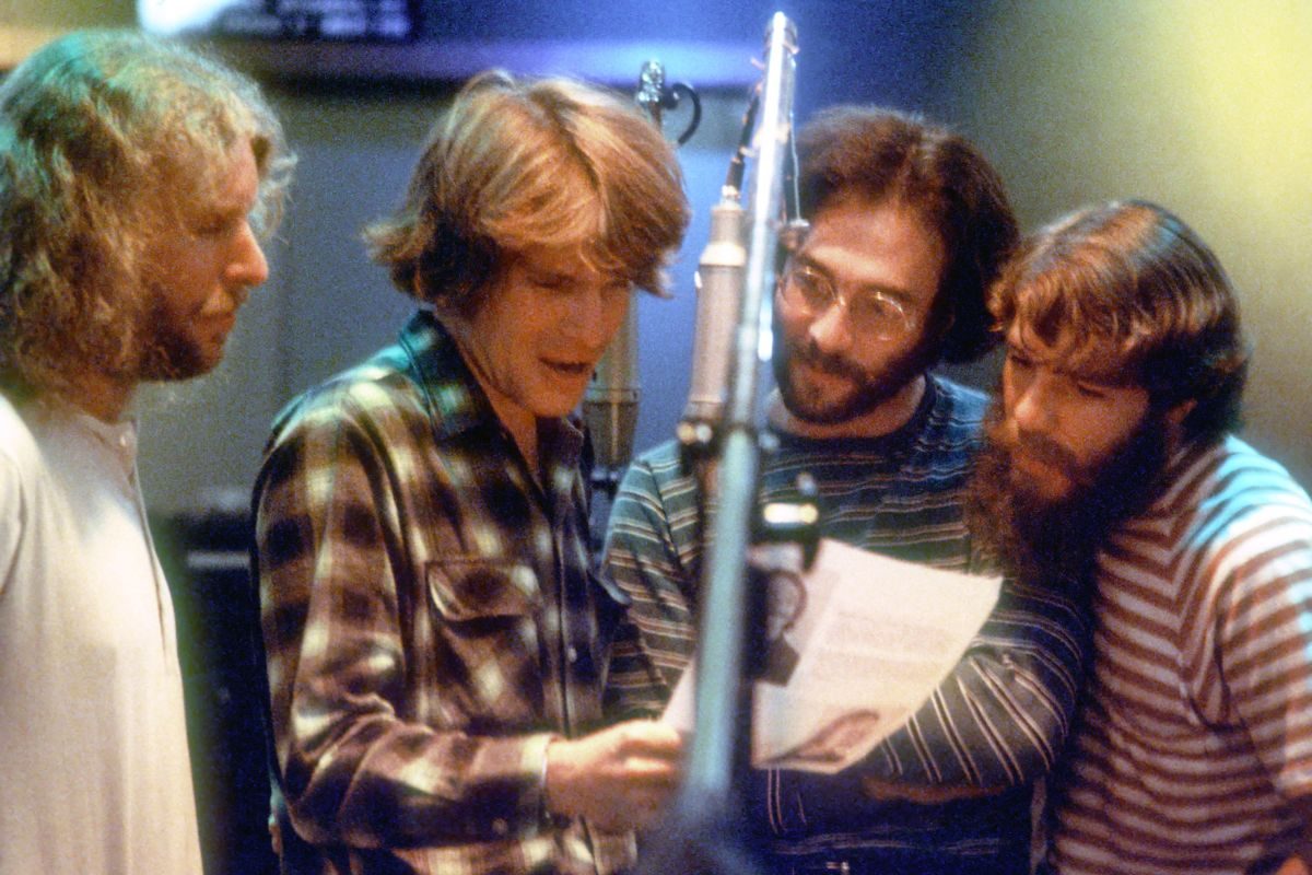 Creedence Clearwater Revival in the recording studio, 1970