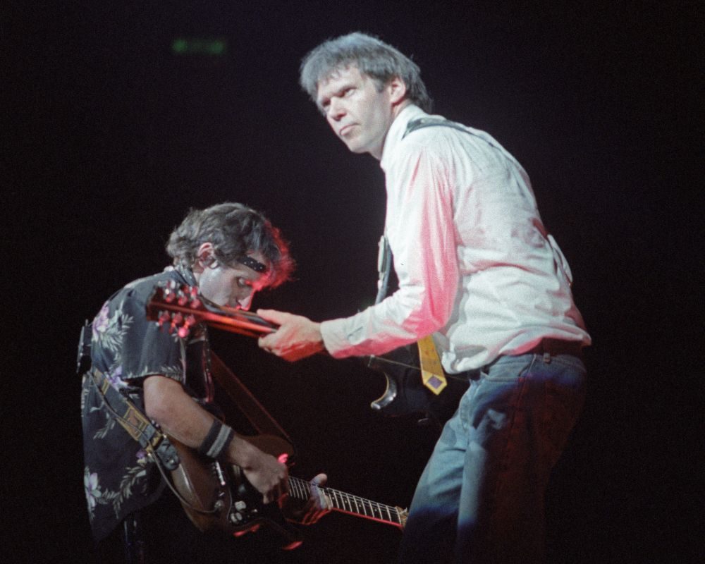 Neil Young and Nils Lofgren, 1982