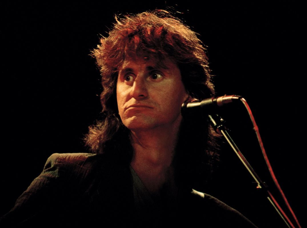 Geddy Lee, singer of prog rock band Rush, 1985