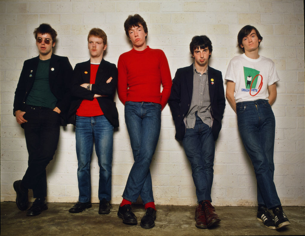 The Undertones, group portrait, Amsterdam, Netherlands, 1978. L-R Damian O'Neill, Billy Doherty, Michael Bradley, John O'Neill, Feargal Sharkey
