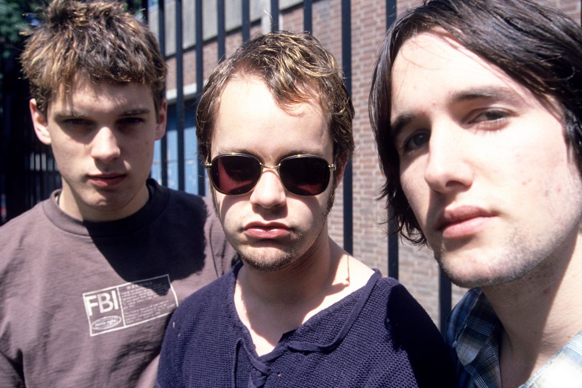 Ash, rock band, 1995. From left, Mark Hamilton, Rick McMurray and Tim Wheeler