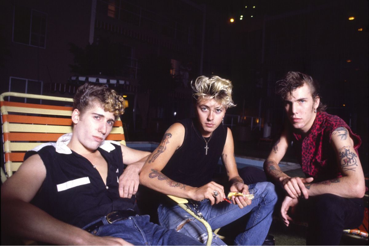 Stray Cats 1981 Lee Rocker, Brian Setzer, Slim Jim
