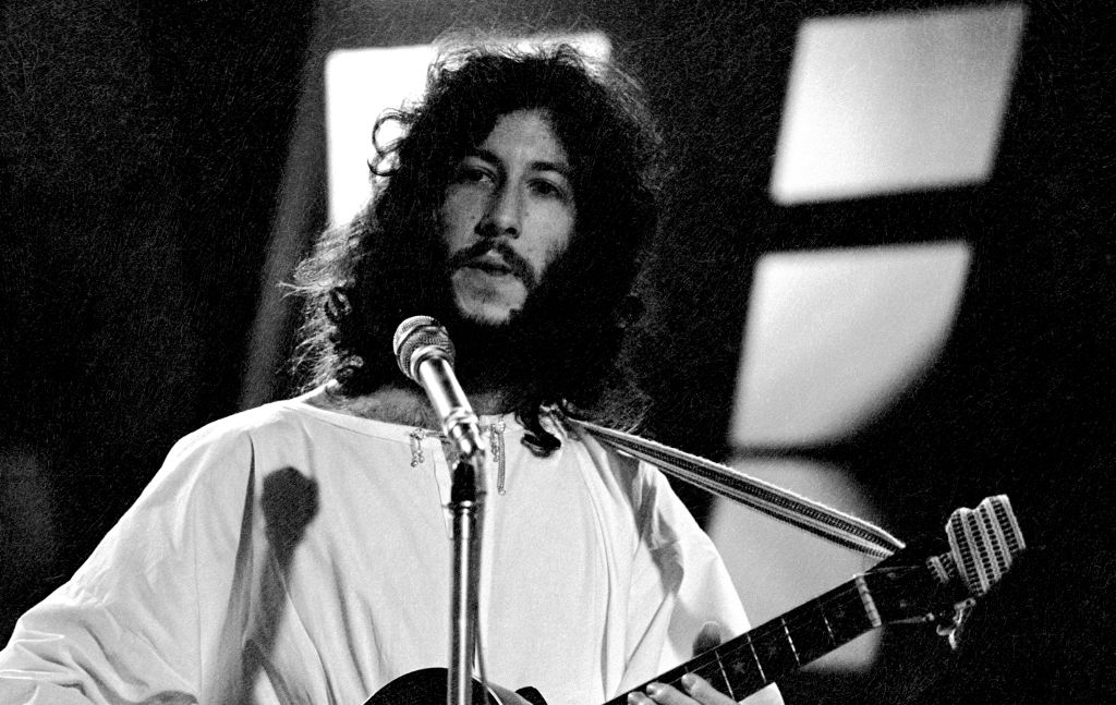 English singer and guitarist Peter Green (1946-2020) of rock group Fleetwood Mac performs the song 'Oh Well' on the set of the BBC Television pop music television show Top Of The Pops at Lime Grove Studios in London on 23rd October 1969