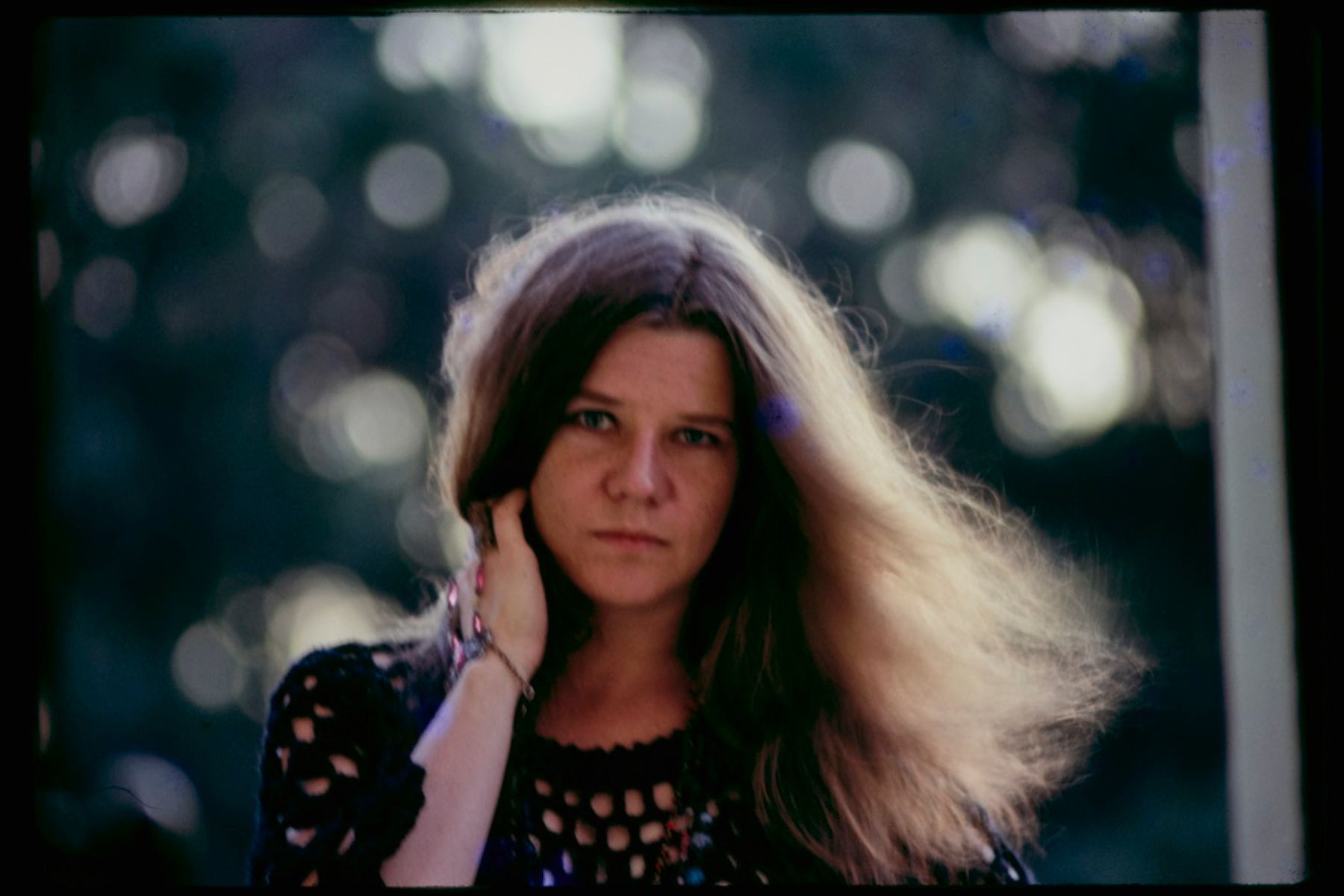 American singer-songwriter Janis Joplin posing for a portrait in San Francisco, United States circa 1967-1968