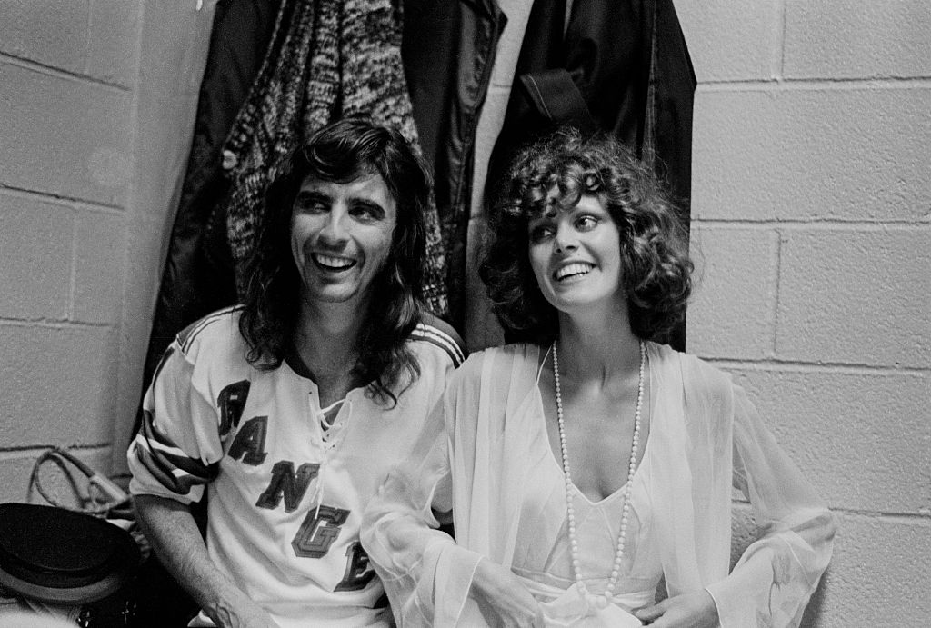 Alice Cooper (left) with companion, New York, circa 1970