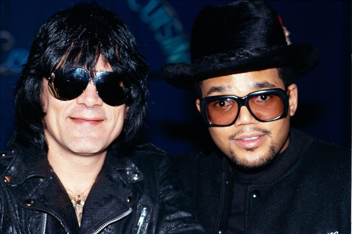 Dee Dee Ramone and DMC, circa 1989