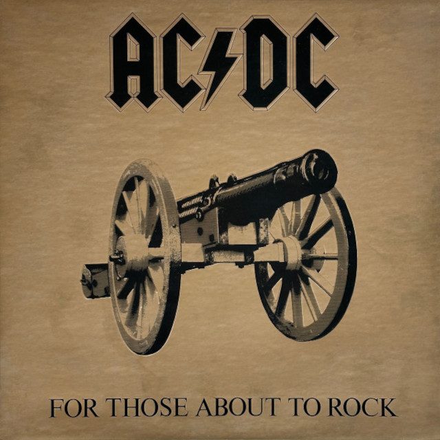 AC/DC – For Those About To Rock album cover