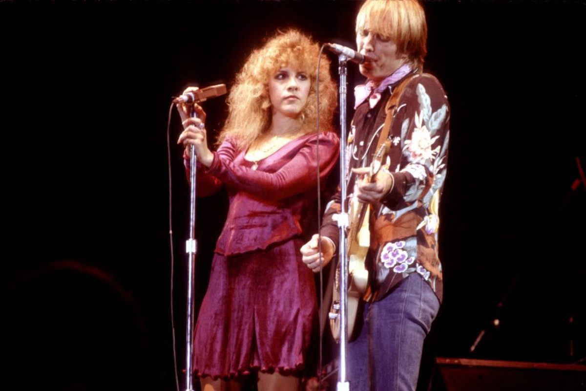 Tom Petty and Stevie Nicks perform onstage in 1981