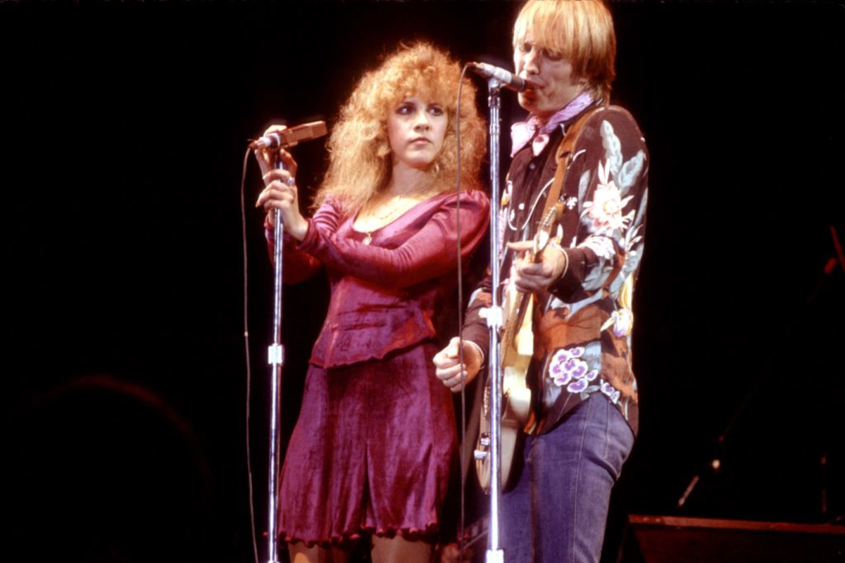 Tom Petty and Stevie Nicks perform onstage in 1981