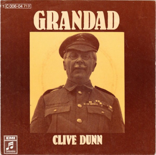 Clive Dunn Grandad single sleeve