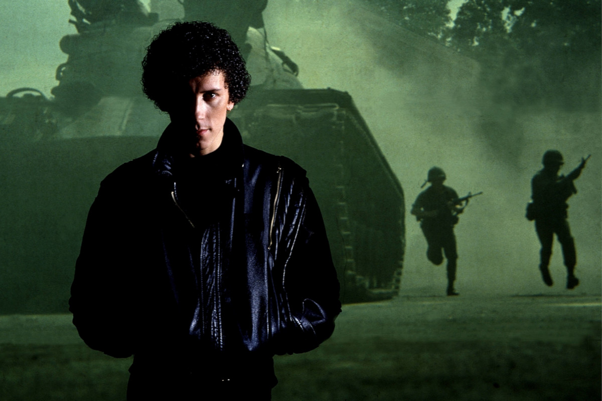 Paul Hardcastle posed in London in 1985
