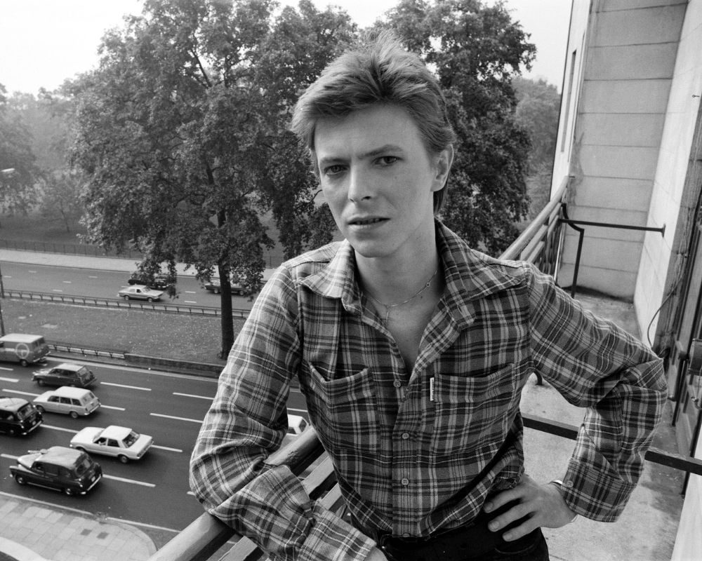 David Bowie at the Dorchester Hotel, London, 20 October 1977