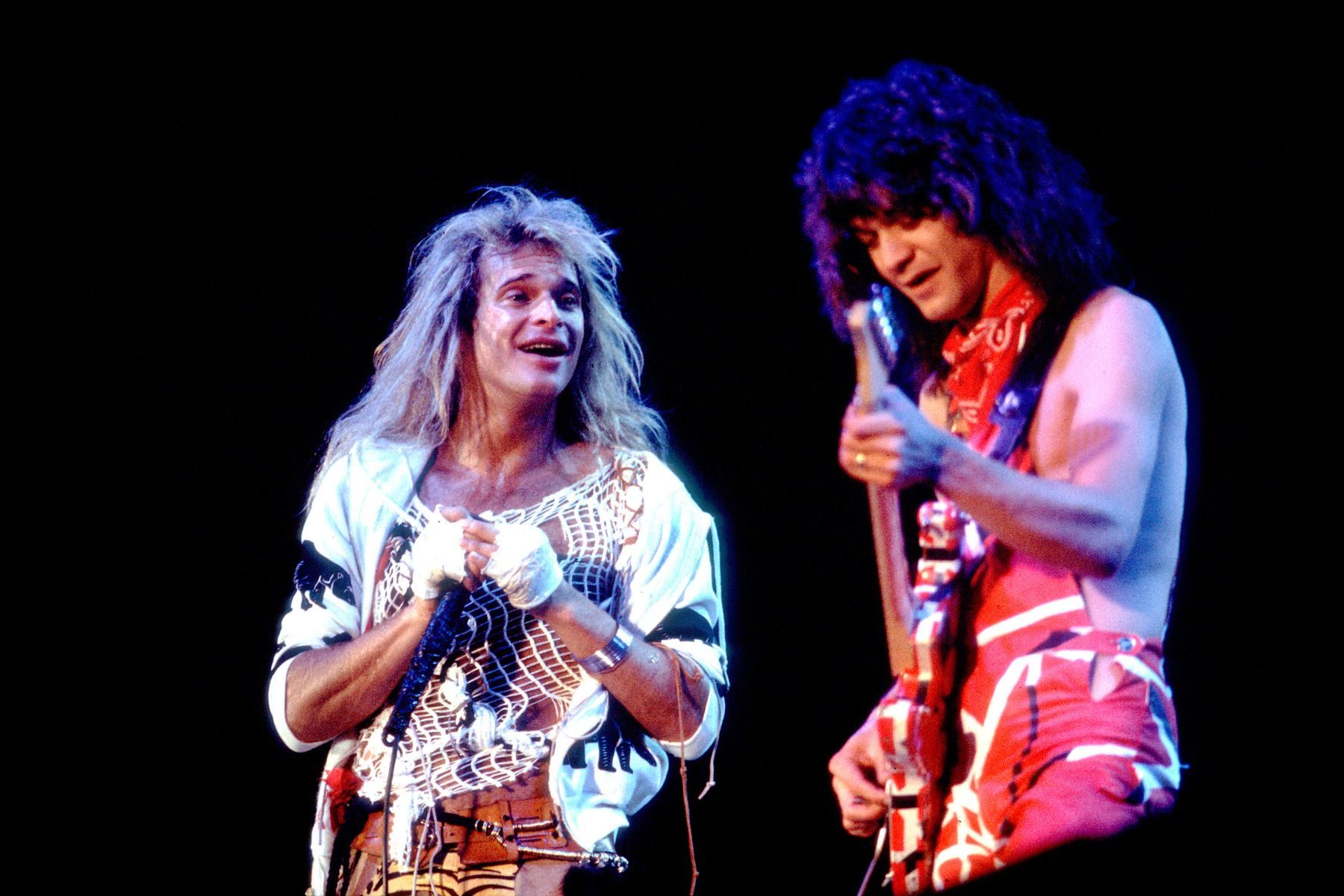 David Lee Roth and Eddie Van Halen, 1983
