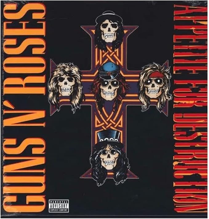 Cover art for Guns N' Roses' Appetite for Destruction