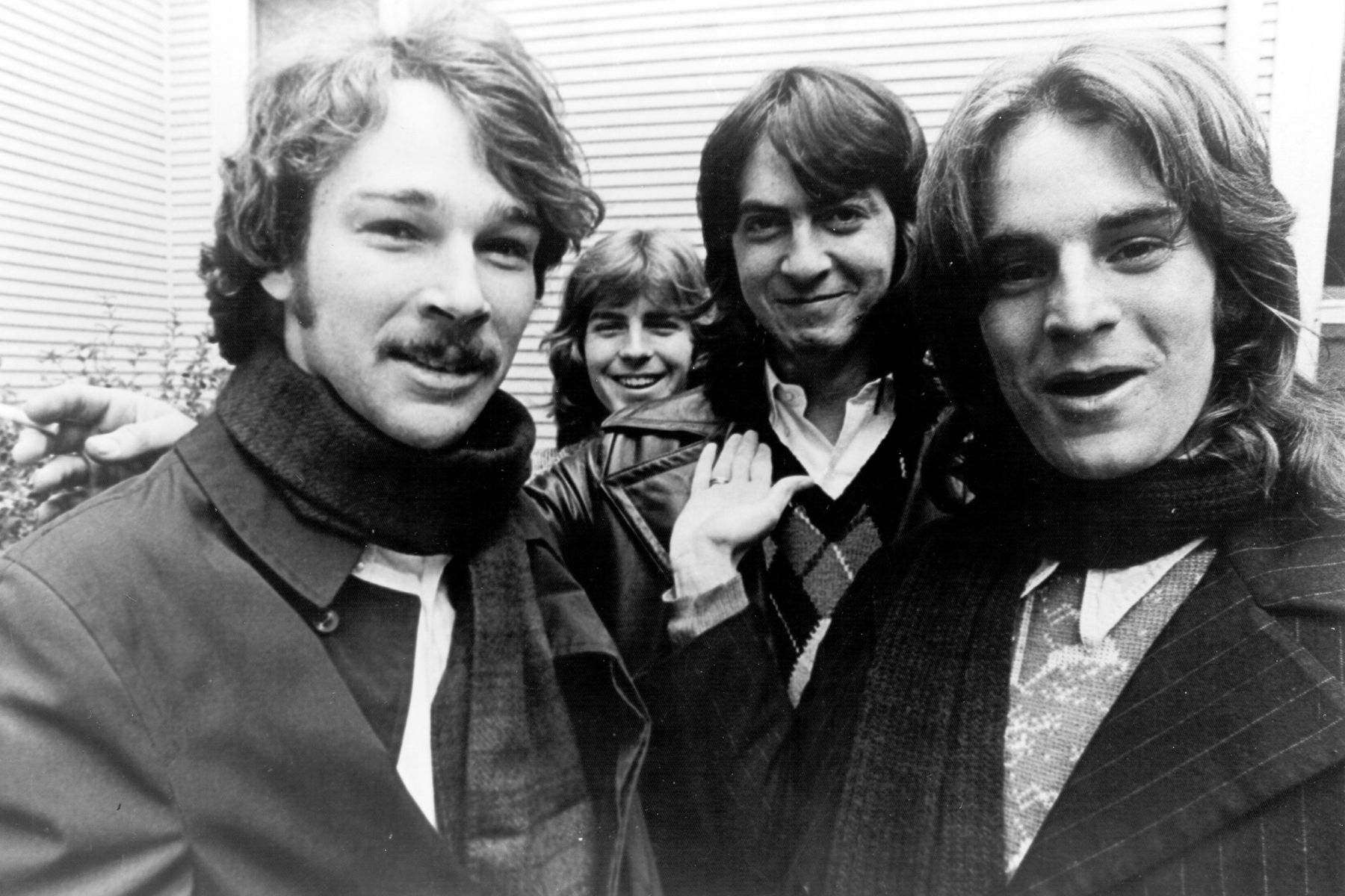 Big Star L-R Chris Bell, Jody Stephens, Andy Hummel and Alex Chilton pose for a portrait circa 1972