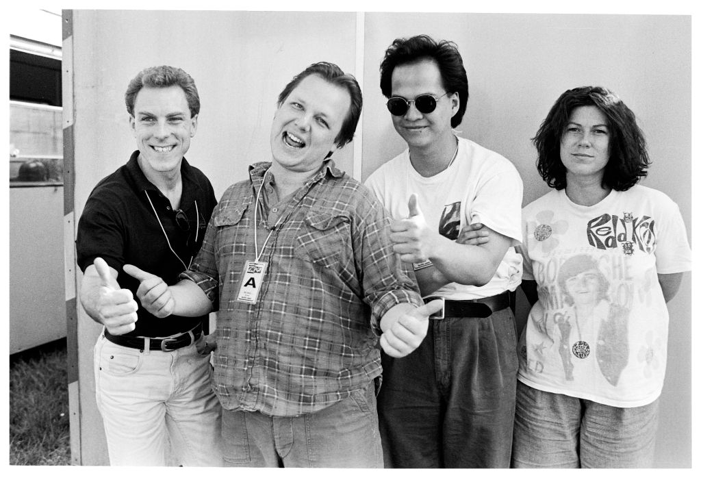 Pixies, David Lovering, Frank Black, Joey Santiago, KIm Deal, Pinkpop, Landgraaf, The Netherlands, 15th May 1989