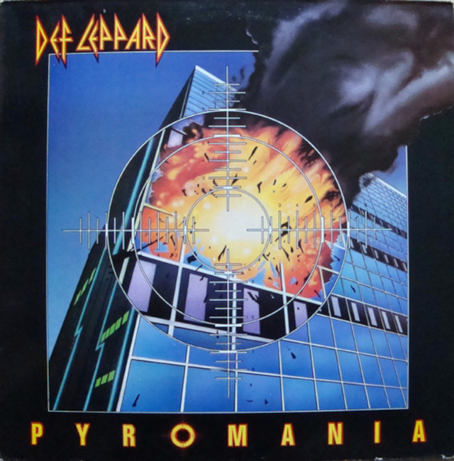 Def Leppard Pyromania album cover