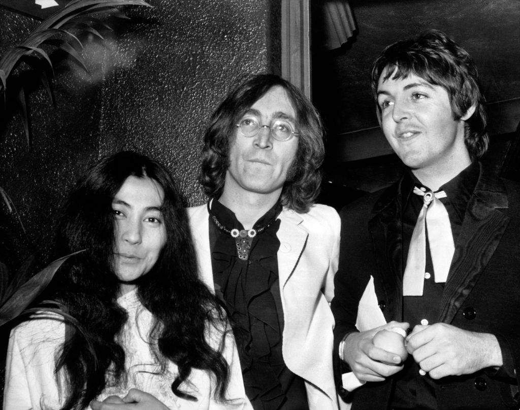 Yoko Ono, John Lennon and Paul McCartney, 1968