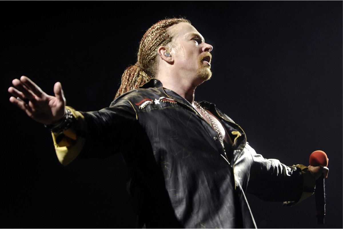 Axl Rose of Guns N' Roses live on stage, Australia, 2007
