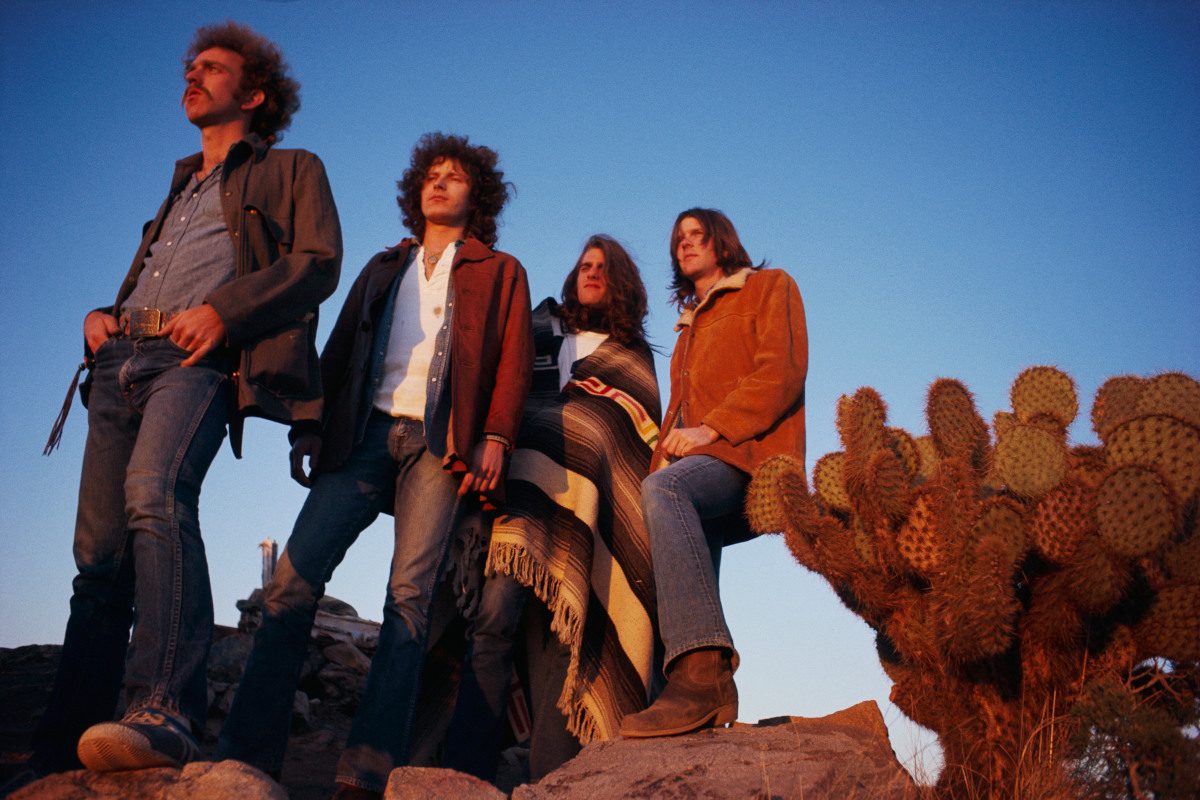 Eagles rest in a desert valley, 1972
